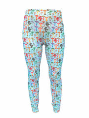 Blue Magic Mushroom Leggings - JypseaLocal