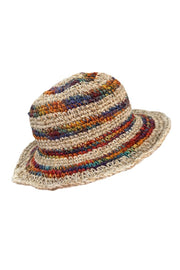 Rainbow Swirl Crochet Bucket Hat - JypseaLocal