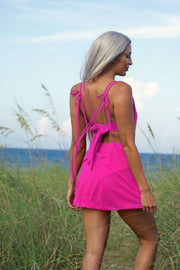 Hot Pink Exuma Mini Dress