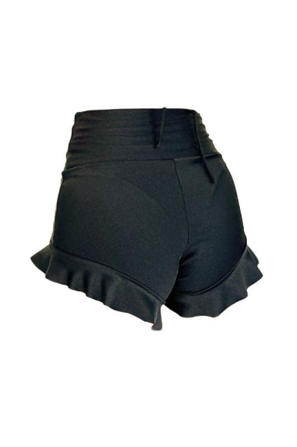 Black Ruffle Short - JypseaLocal