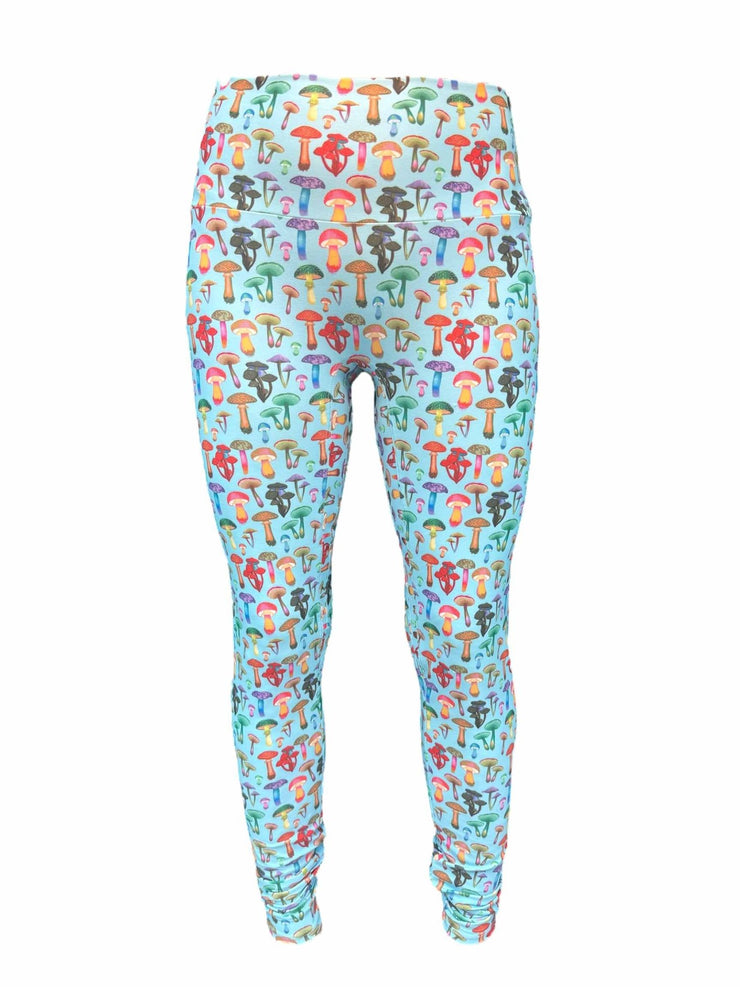 Blue Magic Mushroom Leggings - JypseaLocal