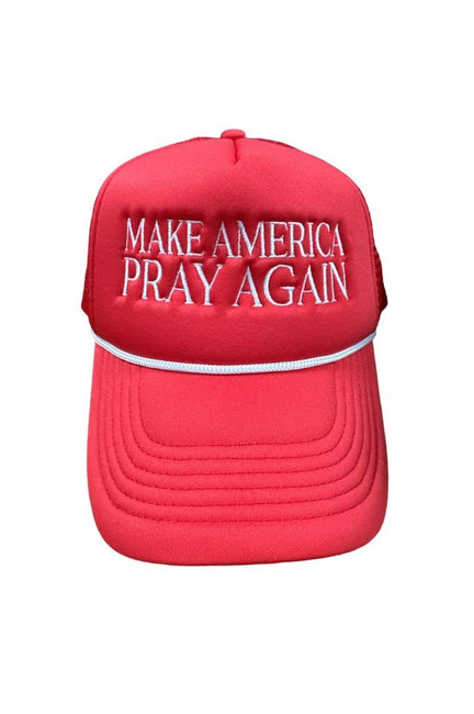 Make America Pray Again Trucker Hat *RED* - JypseaLocal