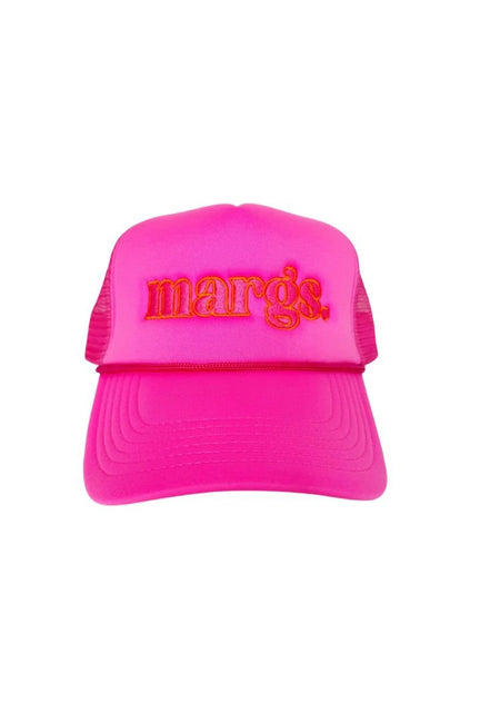 Margs Trucker Hat *Hot Pink* - JypseaLocal