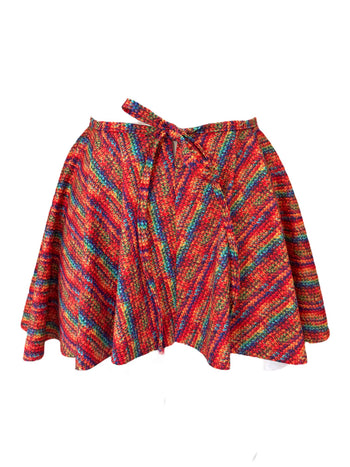 Rainbow Crochet Aura Skirt - JypseaLocal