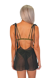 Black Exuma Mini Dress