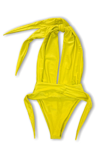 Chartreuse Shelly One Piece