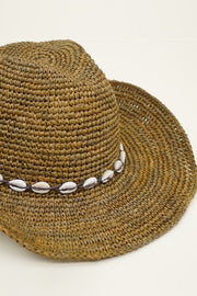 Coconut Cowrie Cowgirl Hat - JypseaLocal