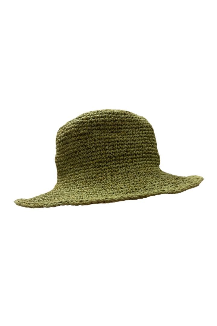 Olive Green Crochet Bucket Hat – JypseaLocal display picture 2