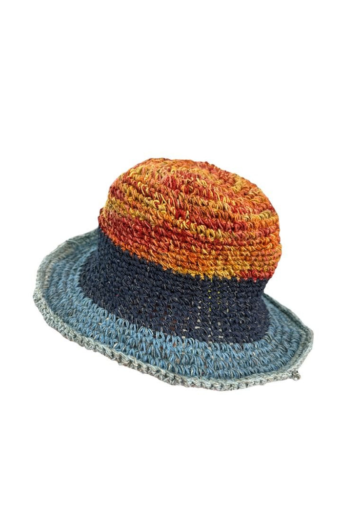 Sunset Over the Ocean Crochet Bucket Hat - JypseaLocal