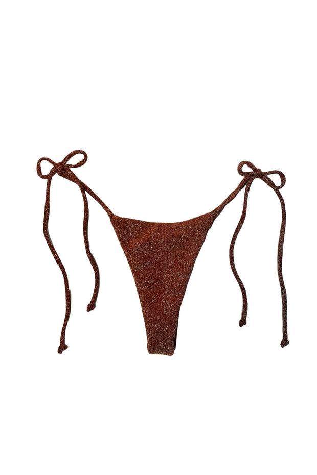 Tigers Eye Tied Up Thong - JypseaLocal